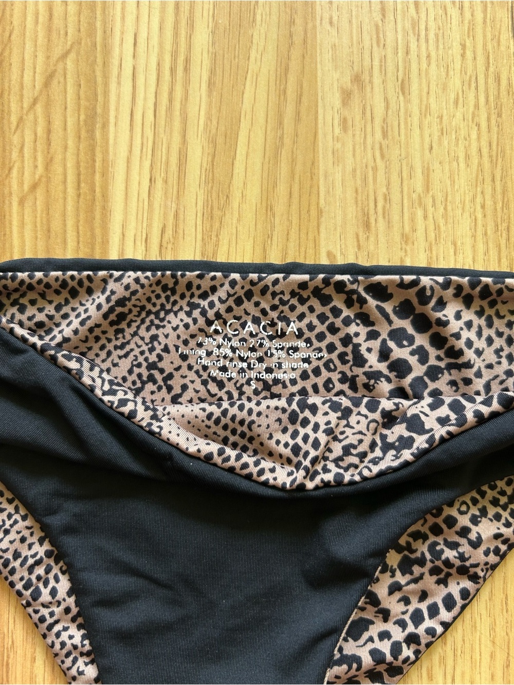 Acacia Swimwear Black Bottoms S - Picture 4 of 5